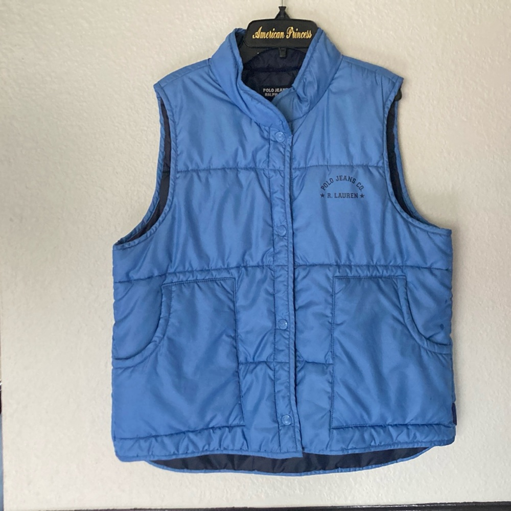 Polo by Ralph Lauren Blue Puffer Vest